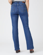 WRANGLER BOOTCUT DAMSKIE SPODNIE JEANSOWE HUDSON W20BB940T 112141239